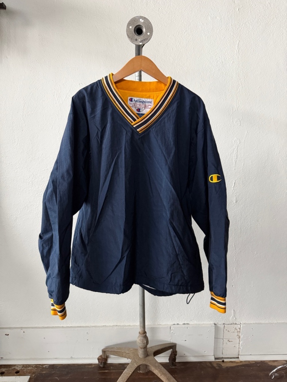 Vintage 90s Champion Pullover Windbreaker Size Medium